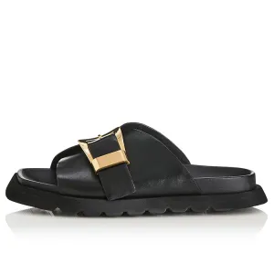ALIAS MAE Womens Kiaro Sandals - Black Leather