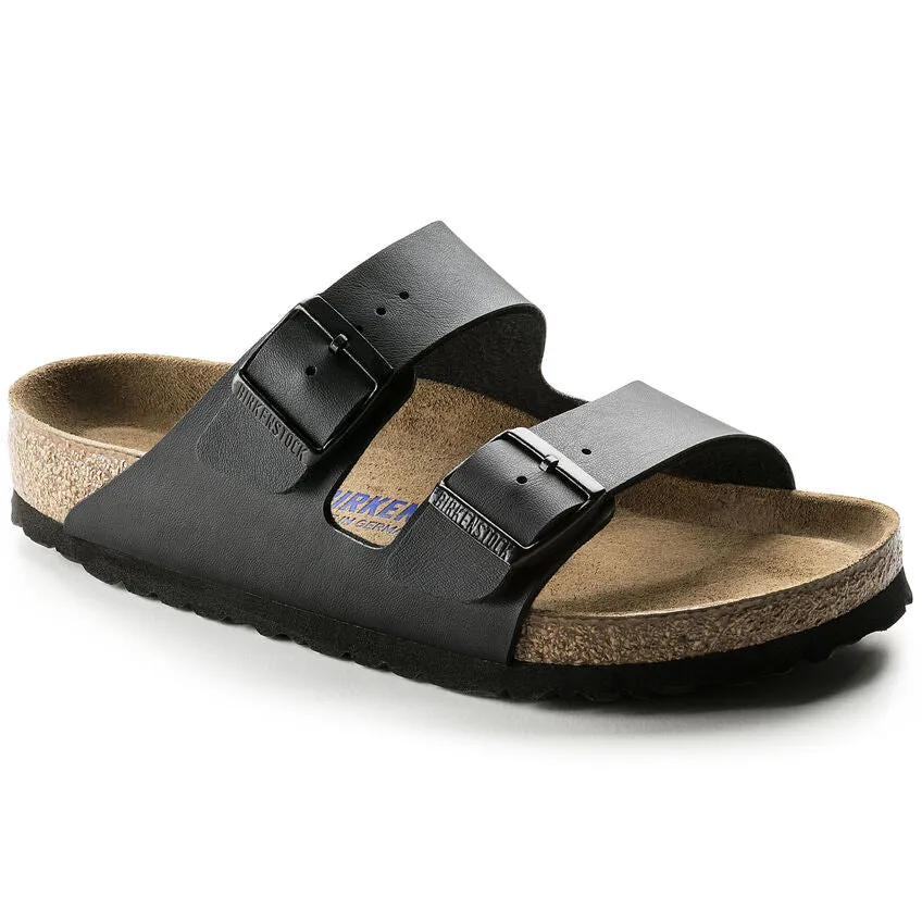 Birkenstock Arizona Soft Footbed - Black Birko-Flor