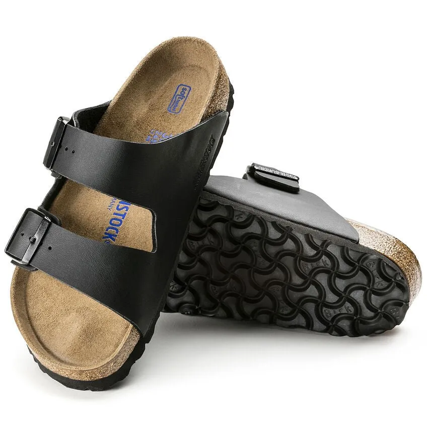Birkenstock Arizona Soft Footbed - Black Birko-Flor