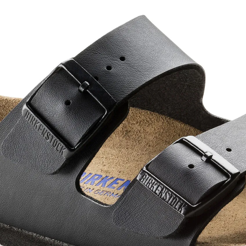 Birkenstock Arizona Soft Footbed - Black Birko-Flor