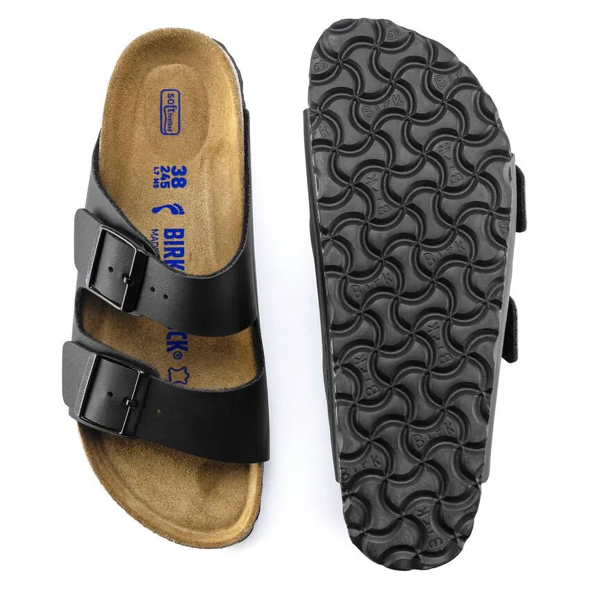 Birkenstock Arizona Soft Footbed - Black Birko-Flor