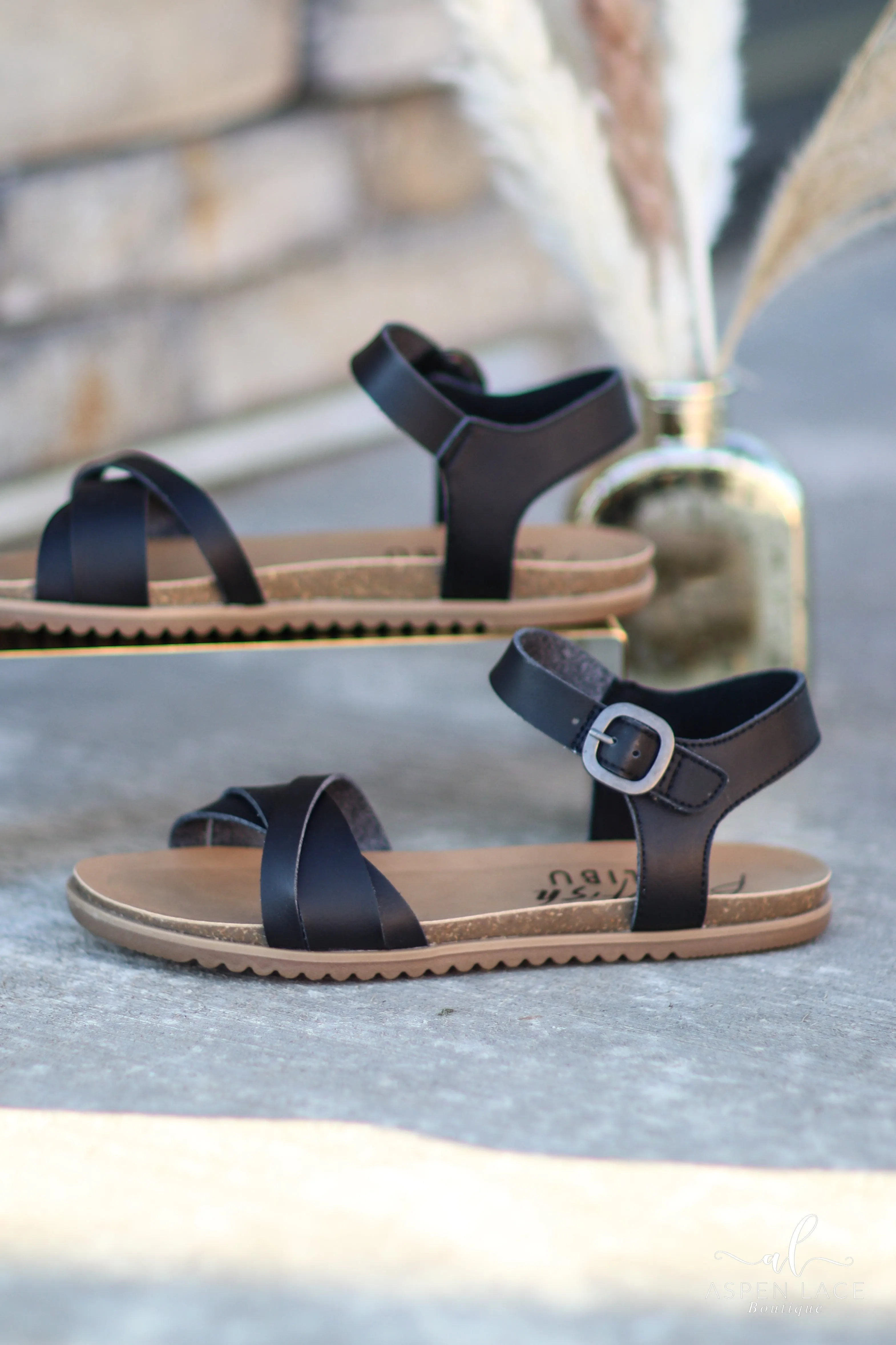 Blowfish Monti Sandals (Black)