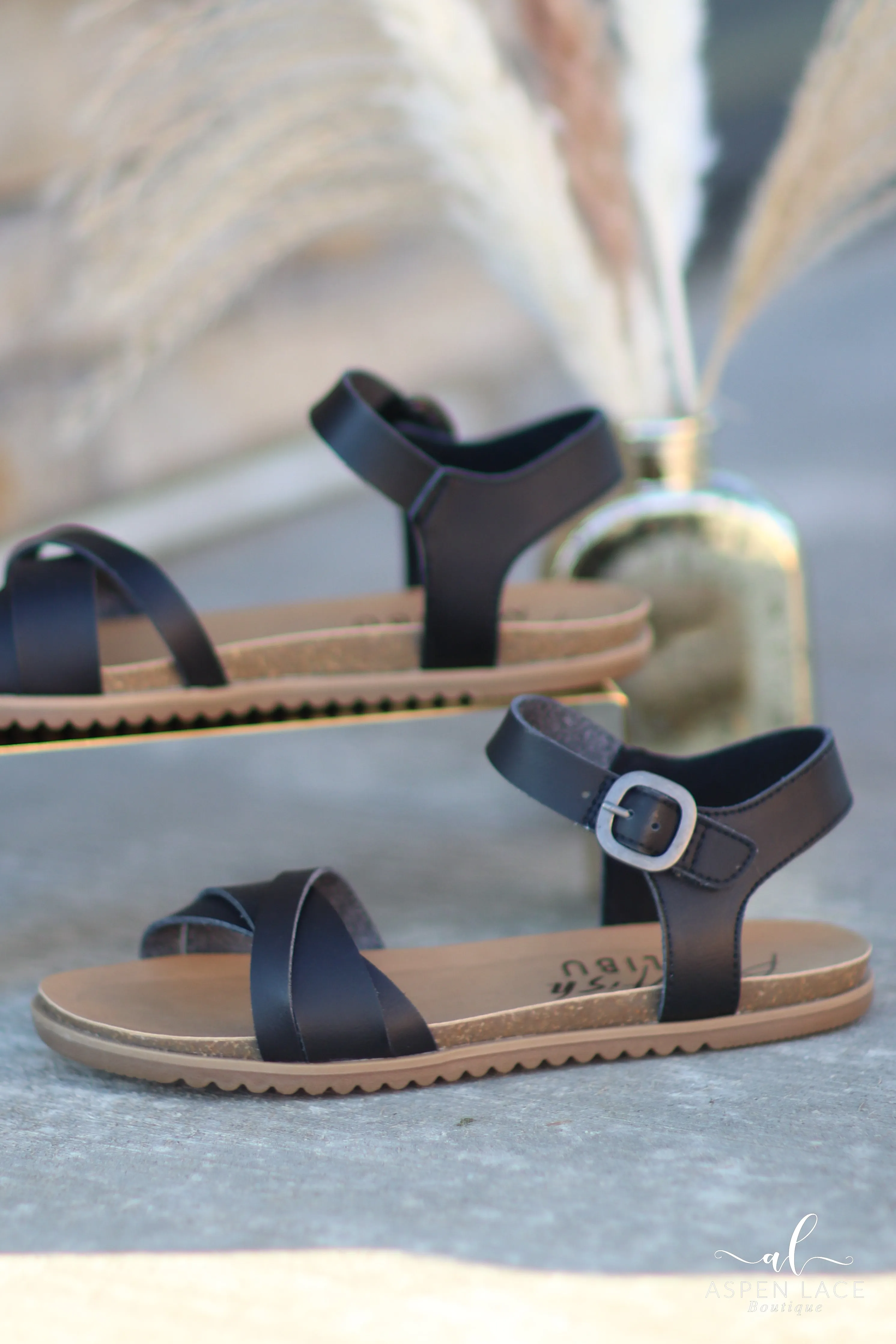 Blowfish Monti Sandals (Black)