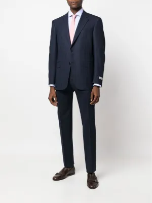 Blue Pinstripe Suit