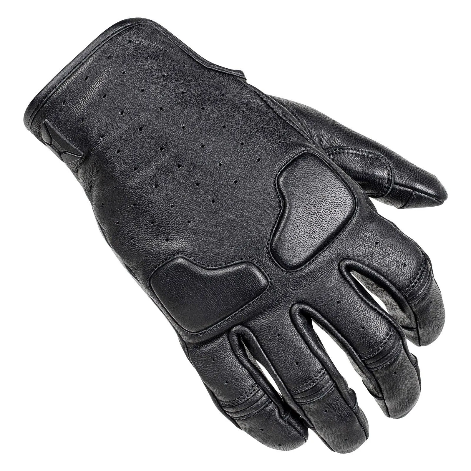 Cortech The Slacker Short Cuff Men's Leather Gloves - Black