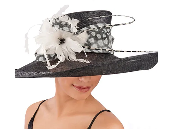 Delilah Sinamay Wide Brim Hat
