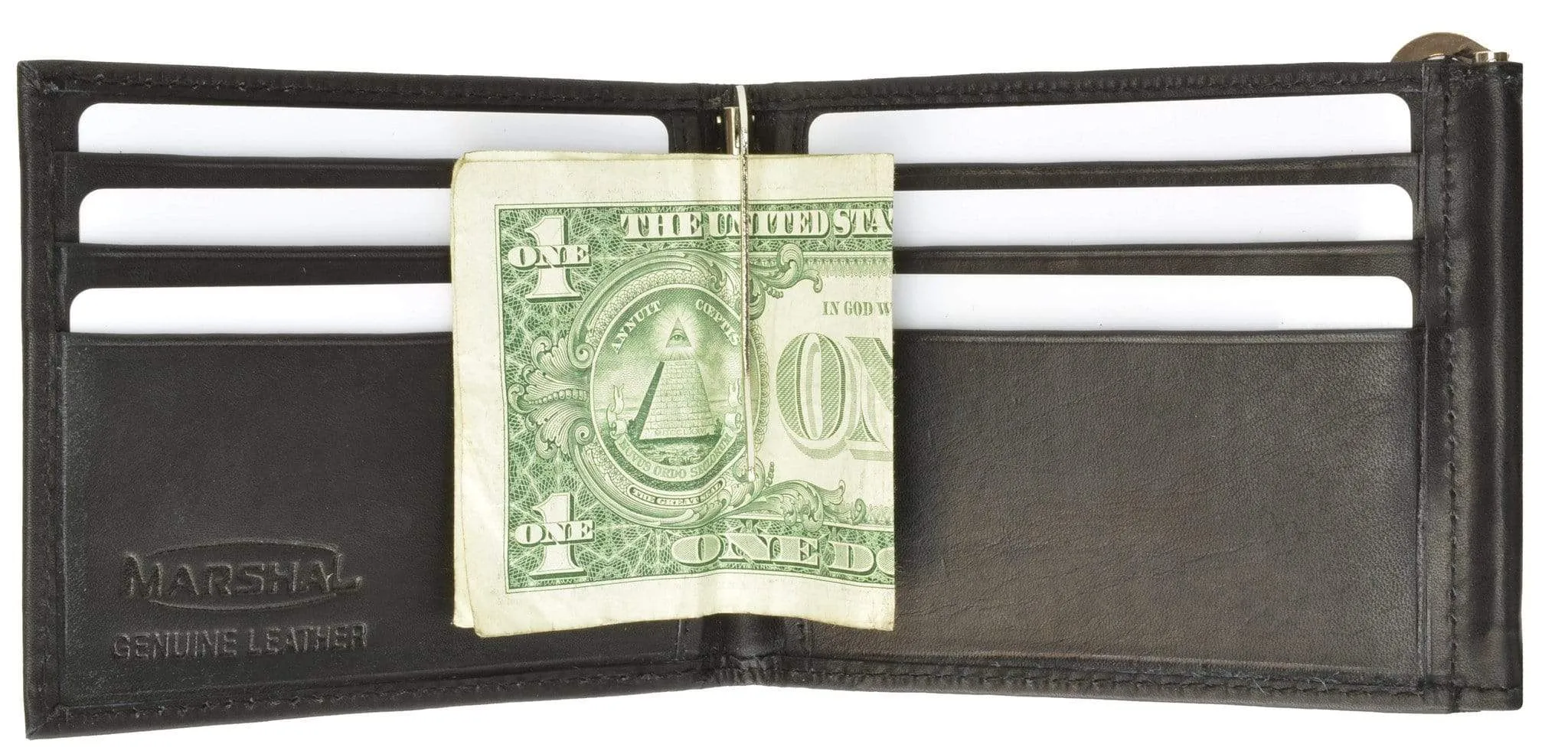 Double Money Clip with Credit Card Holder