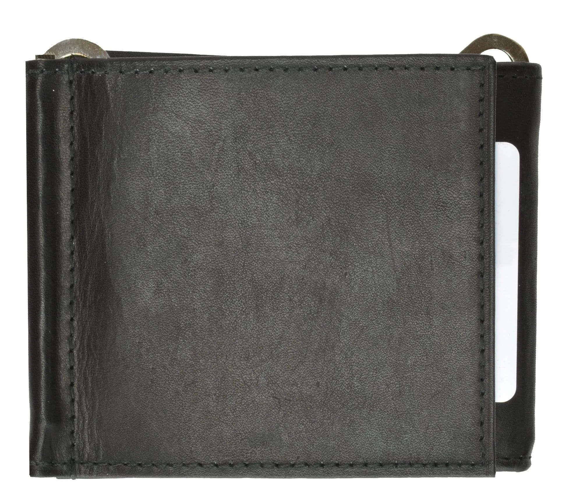 Double Money Clip with Credit Card Holder