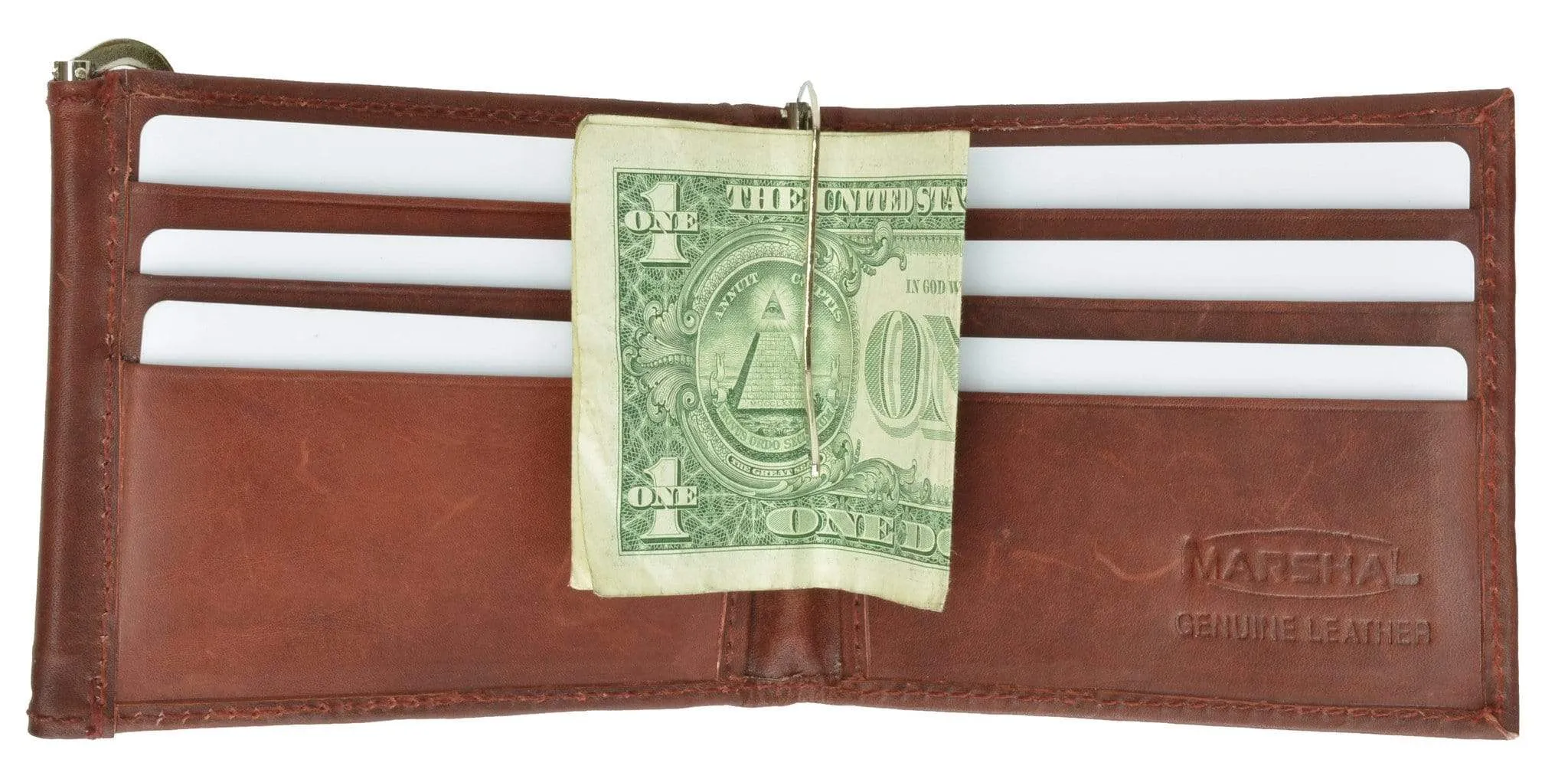 Double Money Clip with Credit Card Holder
