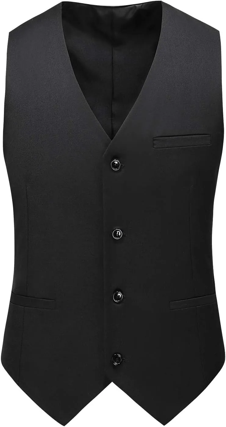 MOGU Men 3 Piece Suit Slim Fit Wedding Tuxedos Formal Prom Suits