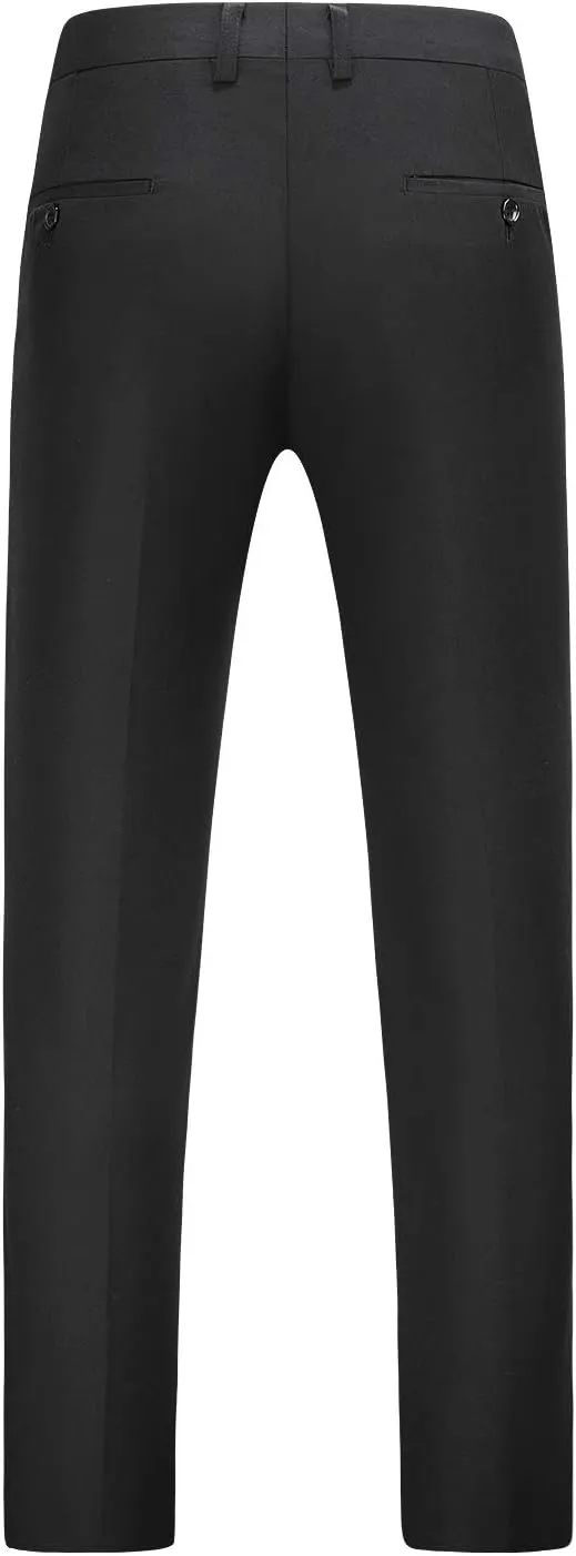 MOGU Men 3 Piece Suit Slim Fit Wedding Tuxedos Formal Prom Suits