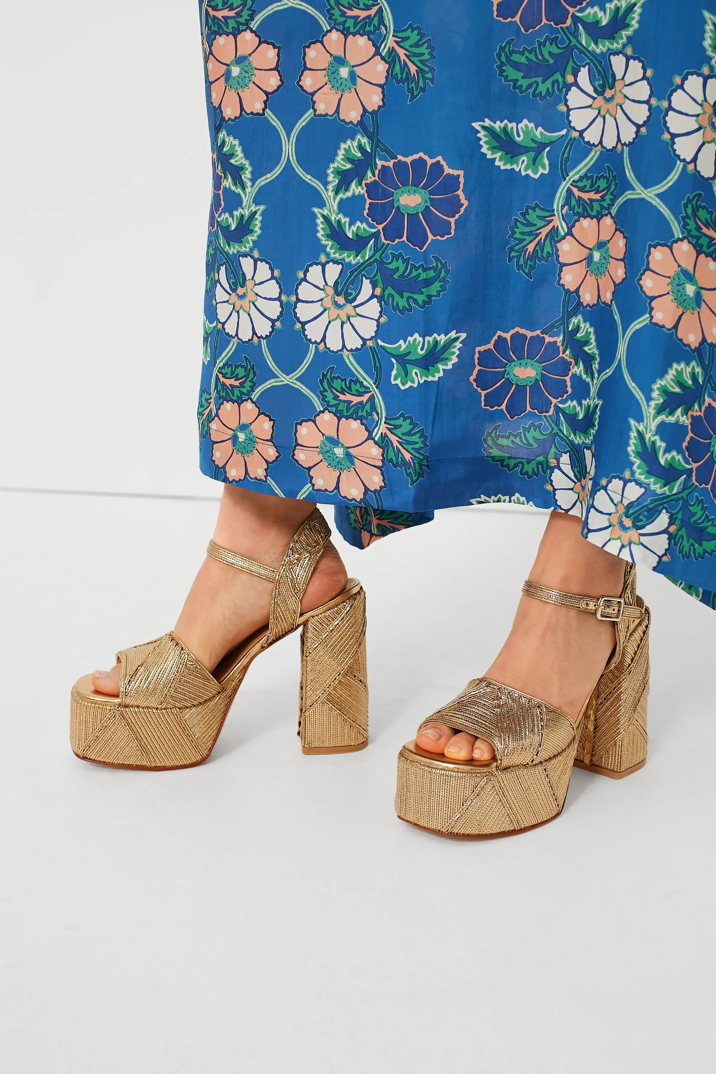 Oro Viejo Florita Heels