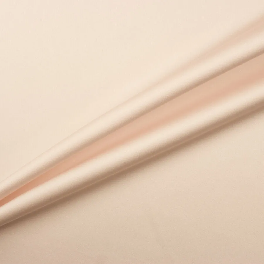 Pale Pink Double Faced Duchess Satin & Mikado