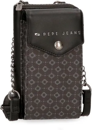 Pepe Jeans Bethany Faux Leather Wallets and Wallets Black Green Various Sizes
