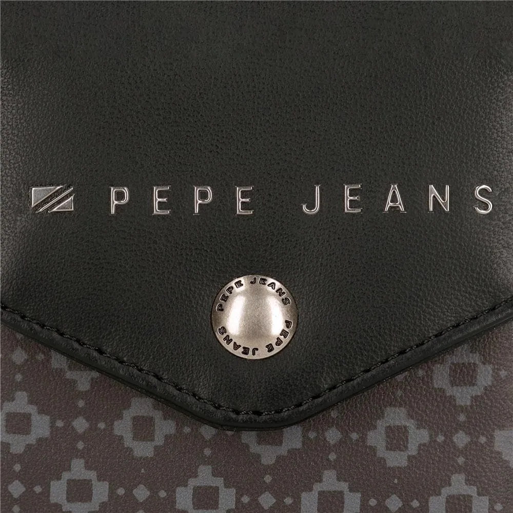 Pepe Jeans Bethany Faux Leather Wallets and Wallets Black Green Various Sizes