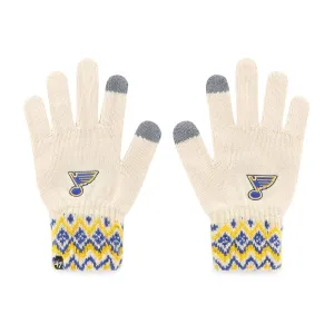 ST. LOUIS BLUES '47 LADIES NOTE ELSA GLOVES - NATURAL