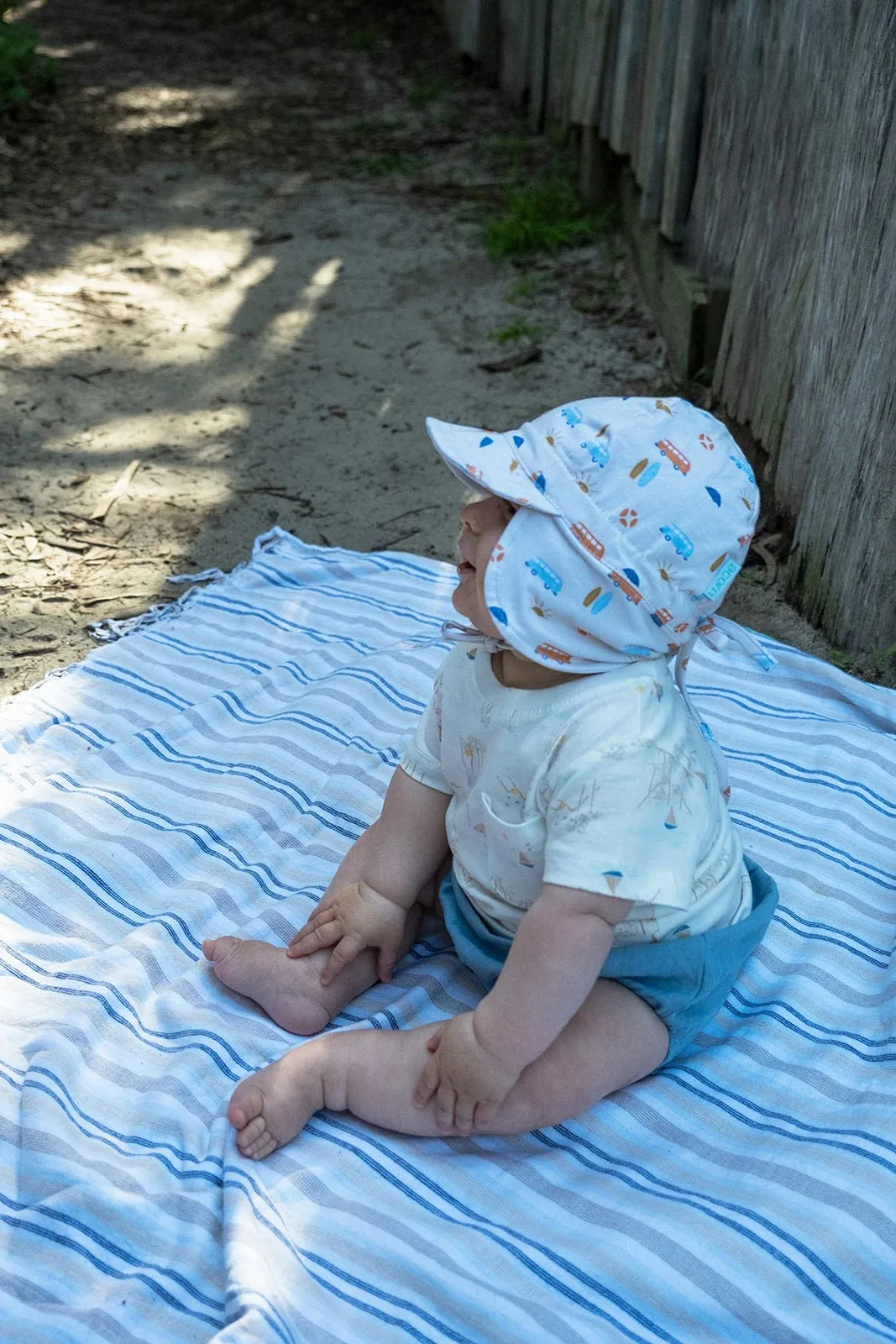 Sunrise Surfer Flap Hat