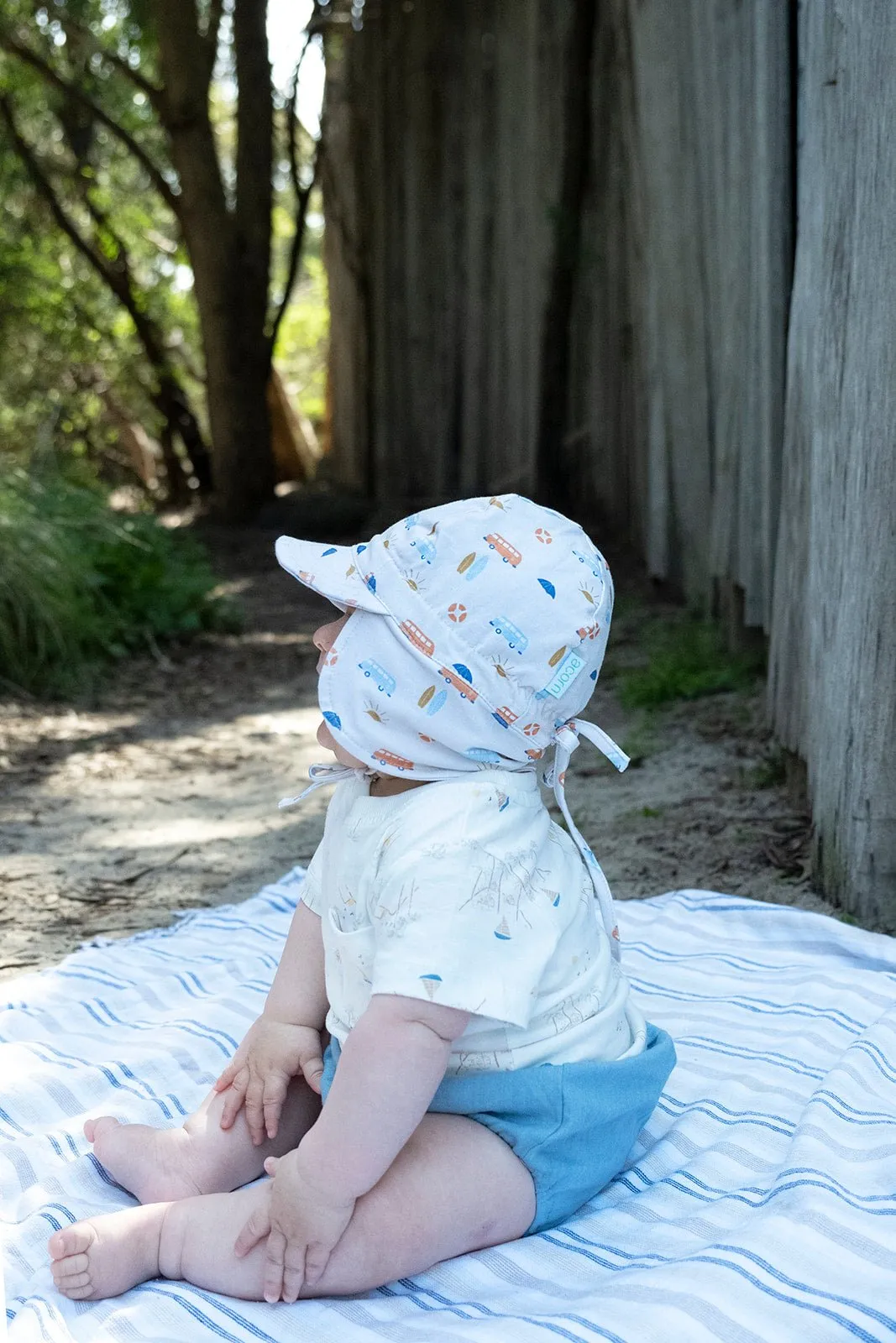 Sunrise Surfer Flap Hat