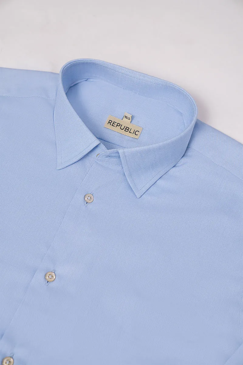 TAILORED FIT SKY BLUE FORMAL SHIRT