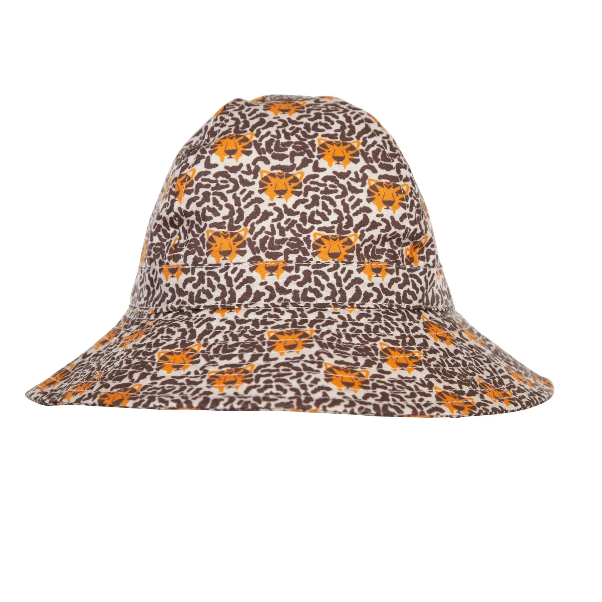 Tiger Face Wide Brim Infant Sunhat