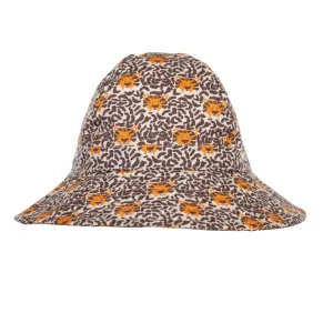 Tiger Face Wide Brim Infant Sunhat