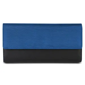 Travelon SafeID Accent Flap Clutch Wallet, Cobalt