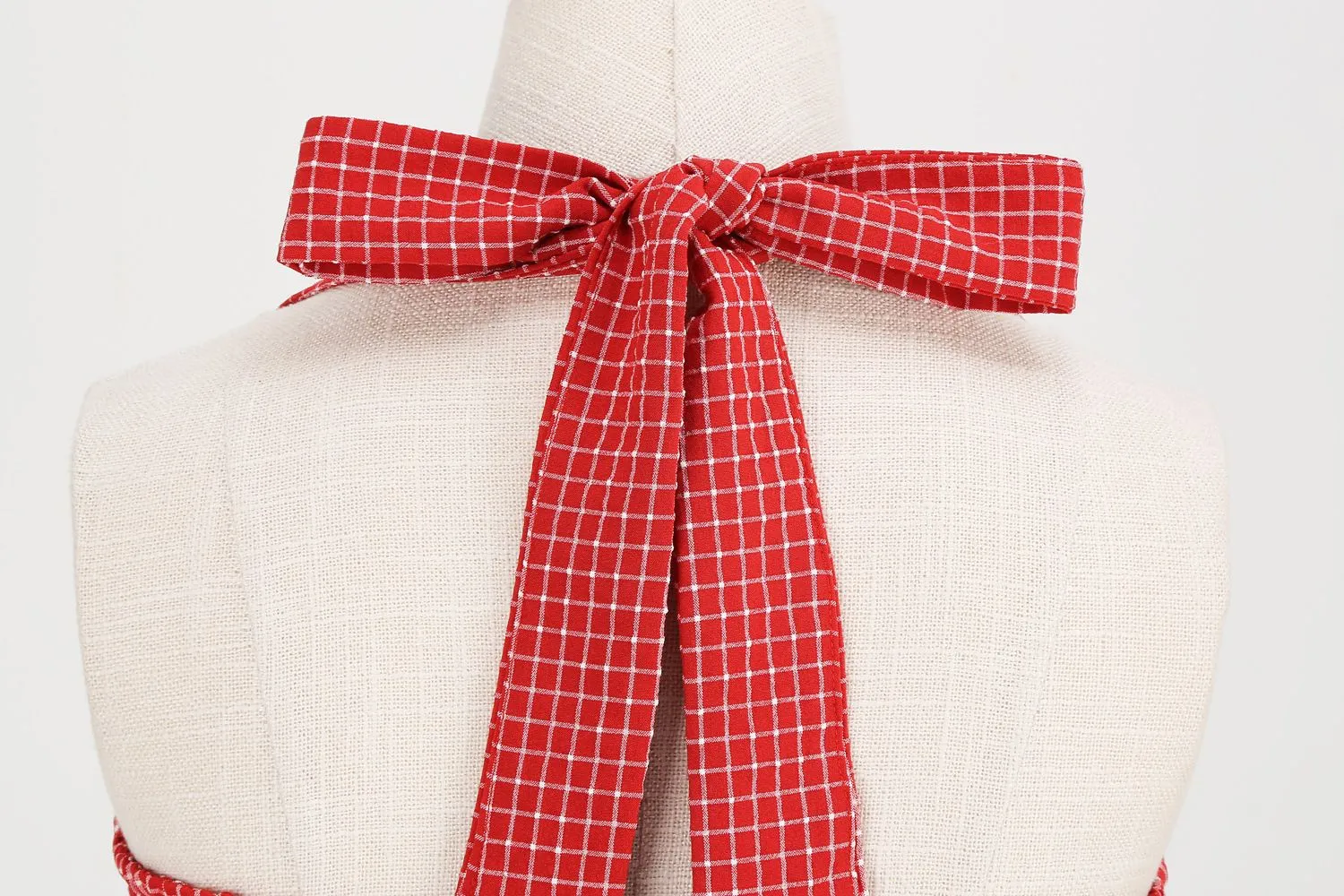 Women 50s Vintage Polka Dot Halter Cocktail Swing Dress Buttons 1950s Audrey Hepburn Dress