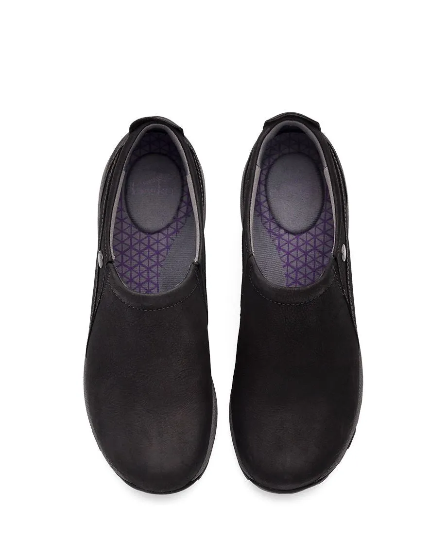 Women's Patti Waterproof Black Milled Nubuck